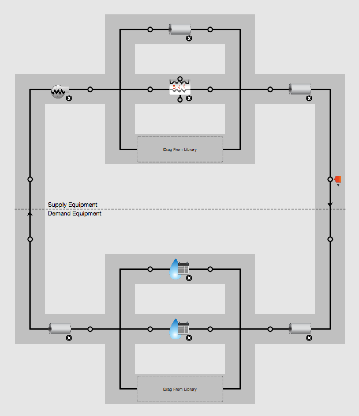 Secondary HW Loop for Bldg 1 & 2