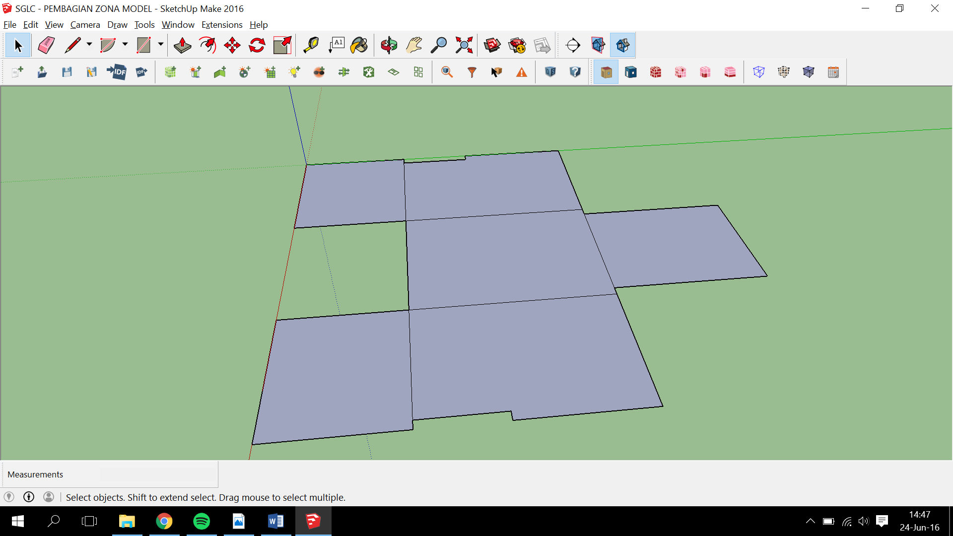 This is Preview Zone in Sketchup