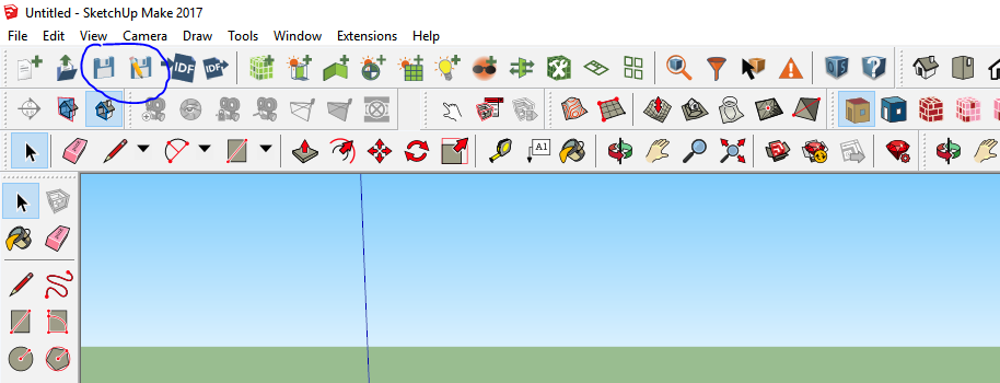 place icon does not appear on google sketchup toolbar
