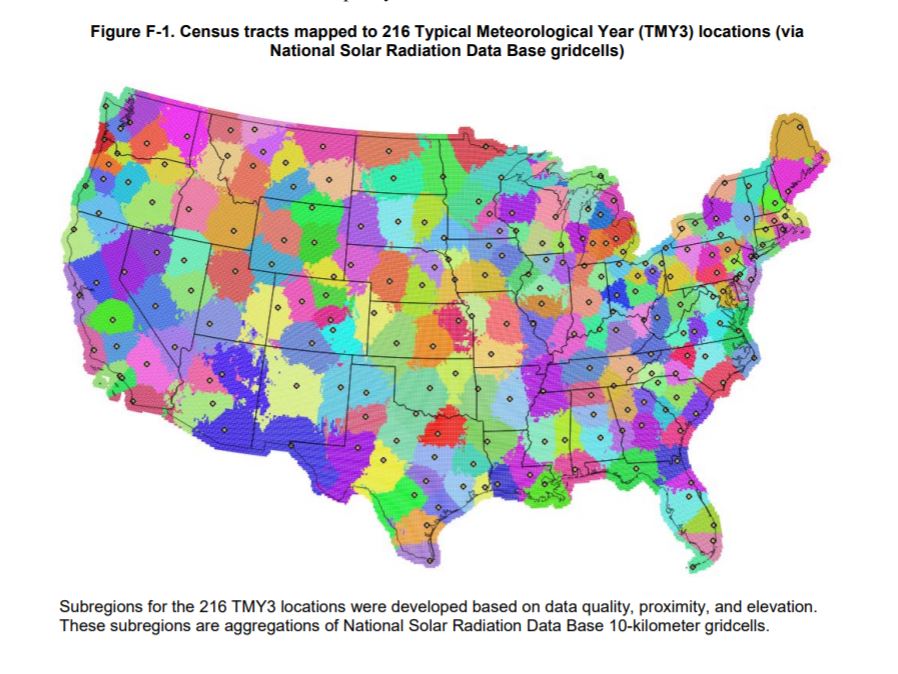 ResStock TMY3 region map